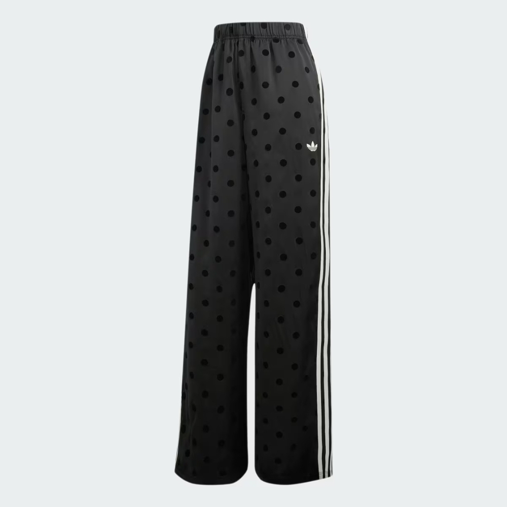 Adidas Women's Black Polka Dot Wide-Leg Pants - Picture 4 of 6